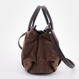 Сумка Саломея 278 эко-замша шоколад