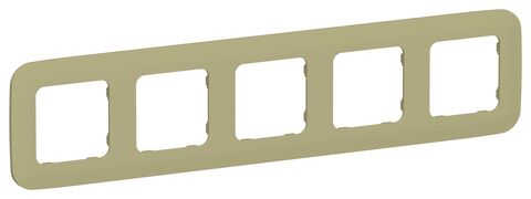 FLITE Рамка 5-мест. РУ-5-А-ФлО ол. IEK