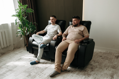 Кресло реклайнер для кинотеатра одномоторное