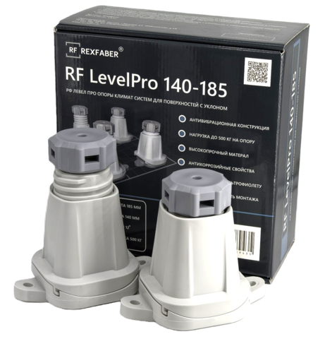 Купить Регулируемые антивибрационные опоры RF LevelPro 140-185 недорого со склада в Хабаровске, Якутске, Владивостоке, Южно-Сахалинске, Благовещенске