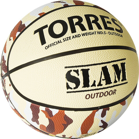 Мяч баскетбольный TORRES Slam арт.B02065, р.5