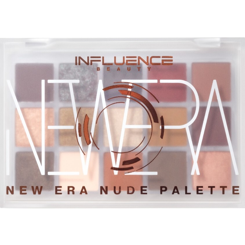 Палетка теней INFLUENCE BEAUTY NEW ERA EYESHADOW PALETTE №01, яркость ...