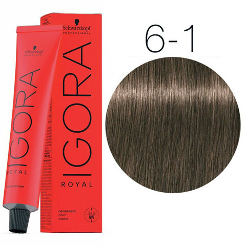 Schwarzkopf Igora Royal New 6-1 (Темный русый сандрэ) - Краска для волос