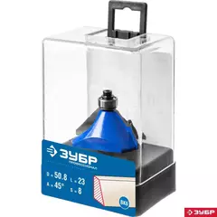 ЗУБР 50.8 x 27 мм, фреза кромочная калевочная (фасочная) №9, Профессионал (28711-50.8)