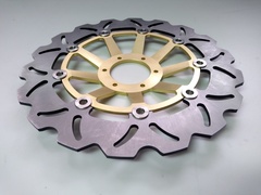 Диск на Honda CBR RR 900 / 919 / X4 / тормозной / передний / черный / лепестковый