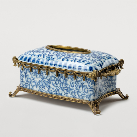 САЛФЕТНИЦА BLUE WHITE BOX