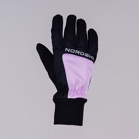 перчатки NORDSKI Arctic Black/Orchid NSU354412