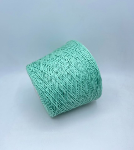 Luxury Selection by Ri.Go(пр.Италия), art-Silco ,360/100гр, 50%Шелк 50%Хлопок , цвет-Мята ,арт.29228