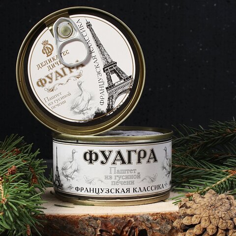 Паштет из гусиной печени фуагра 