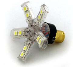 Светодиодные лампы P21W Sho-Me 5615-S (белый свет)
