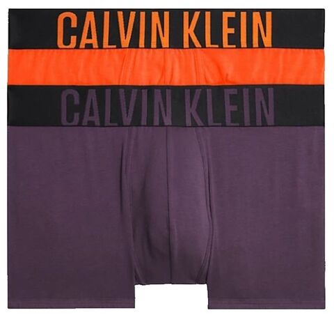Боксерки теннисные Calvin Klein Intense Power Trunk Shorty 2P - carrot/mysterioso