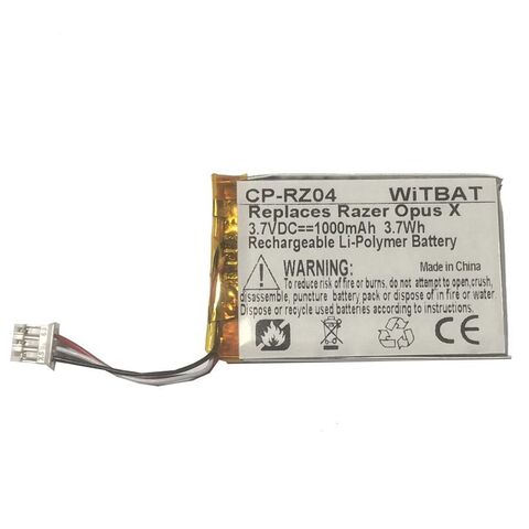 Аккумулятор для наушников Razer Opus X (3.7v, 1000 mAh)