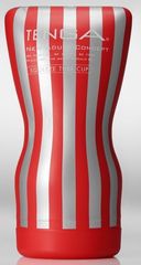 Мастурбатор Tenga Squeeze Tube Cup – регулируемое сжатие, 15,5 см