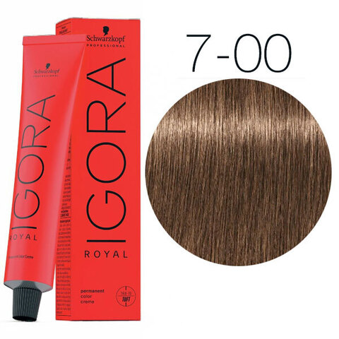 Schwarzkopf Igora Royal New 7-00 (Средний русый натуральный экстра) - Краска для волос