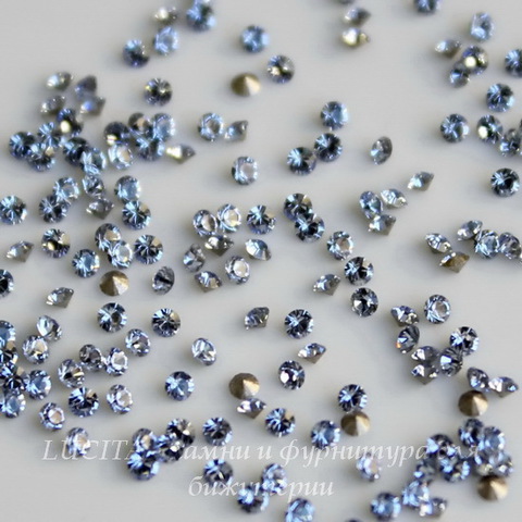 1028 Стразы Сваровски Light Sapphire PP 6 (1,3-1,35 мм), 20 штук