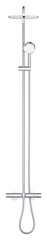 Душевая система с термостатом для ванны, настенный монтаж, GROHE Tempesta Cosmopolitan System 250, хром, (26672000)