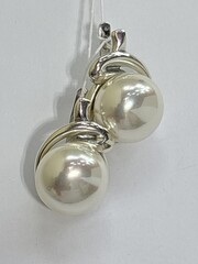 Виола (серьги из серебра)