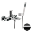 Remer EG502CFP Смеситель для ванны Edge EG502CFP, черный брашированный хром, шт