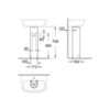 Пьедестал для раковины Grohe Bau 39425000