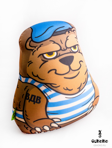 Мягкая игрушка-подушка Gekoko «Медведь-вдвшник» 3