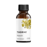 Витамин Д, Vitamin D, Thorne Research, 1 жидкая унция (30 мл) 1