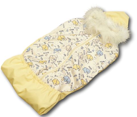 Спальный мешок - Кремовый. Одежда для кукол, пупсов и мягких игрушек.