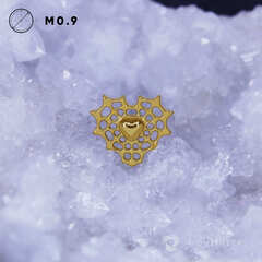 Heart Web PVD Yellow