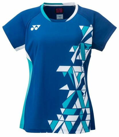 Женская теннисная футболка Yonex Women's Crew Neck Shirt - american blue