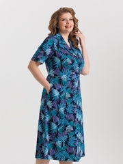 4536 Халат на пуговицах