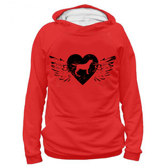 Толстовка "Лабрадор в сердце"