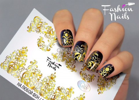 Слайдер-дизайн Fashion Nails Серия G № 5