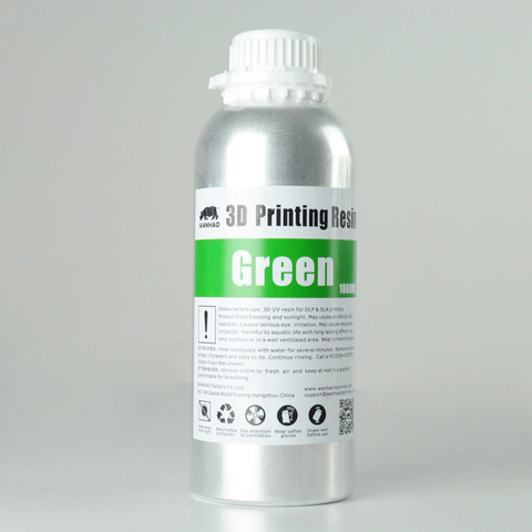 Фотополимер Wanhao, зелёный (1 л)