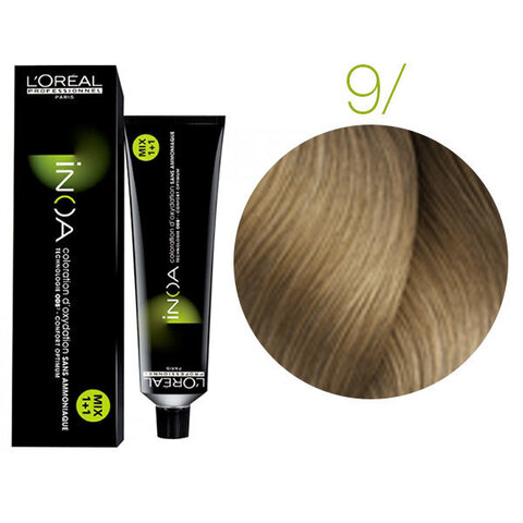 L'Oreal Professionnel INOA 9 (Очень светлый блондин) - Краска для волос