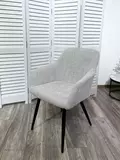 фото 6 Стул BRANDY WZ2042-19 галечный серый фактурный велюр/ черный каркас М-City на profcook.ru