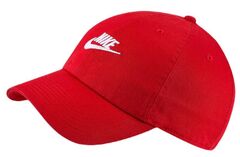 Теннисная кепка Nike Sportswear Heritage86 Futura Washed - university red/university red/white