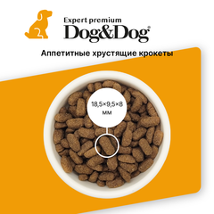 Dog&Dog Expert Premium Fit-Maintenance сухой корм для взрослых собак для контроля веса (курица) 3кг
