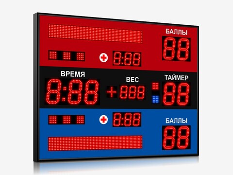 Табло для самбо Импульс 715-D15x9-D8x9-L2xS8x64xP10-S8-P1