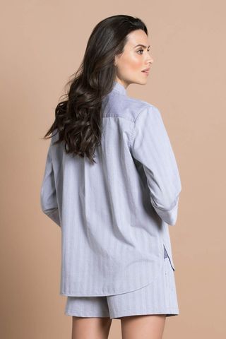 Пижама 61531 серо-белый Laete