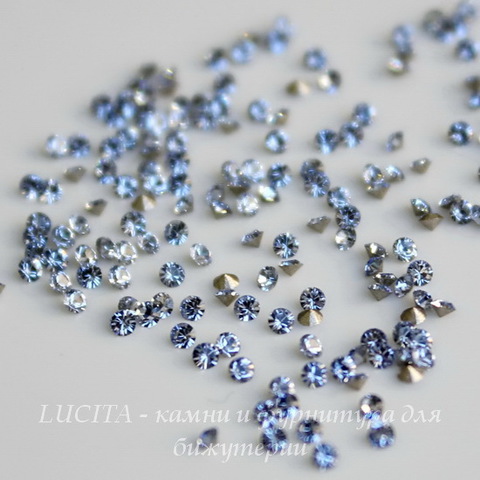 1028 Стразы Сваровски Light Sapphire PP 6 (1,3-1,35 мм), 20 штук
