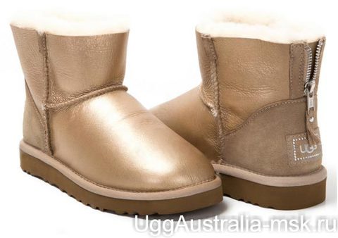 Ugg Zip Mini Soft Gold