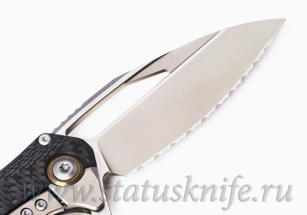 Нож Microtech Matrix 165C-9CFTI Titanium Full Serrated