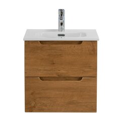 BelBagno ETNA-500-2C-SO-RN ETNA База под раковину подвесная с двумя выкатными ящиками, с доводчиками, Rovere Nature, 500x460x500, ETNA-500-2C-SO-RN фото