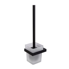 Cezares SLIDER-TBS-V-NOP SLIDER-TBS-V-NOP Ёршик для унитаза, подвесной, стекло, исполнение черный матовый фото