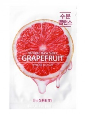 the Saem Natural Grapefruit Mask Sheet