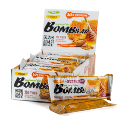 Протеиновый батончик Bombbar Грецкий орех с медом,60 гр