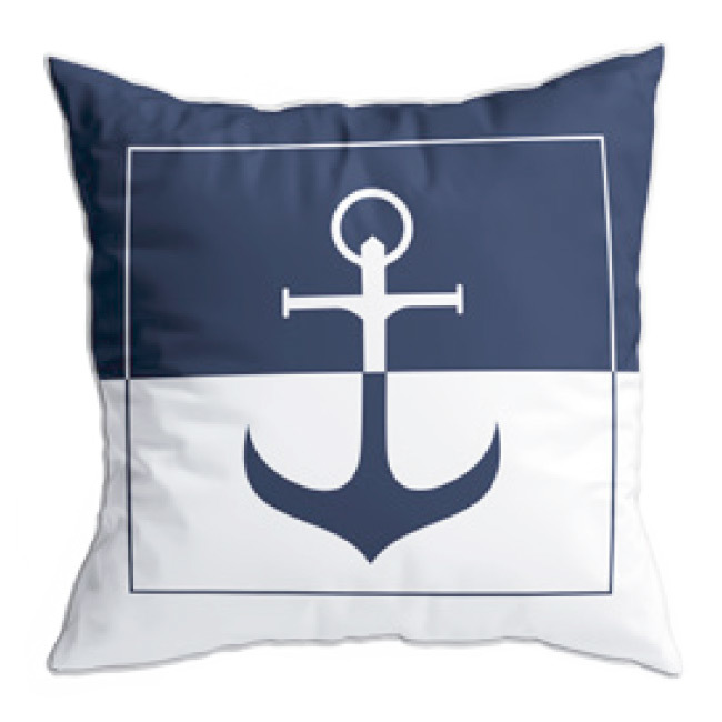 Santorini cushion set / anchor / blue