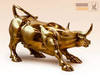 статуэтка Бык биржевой золотой