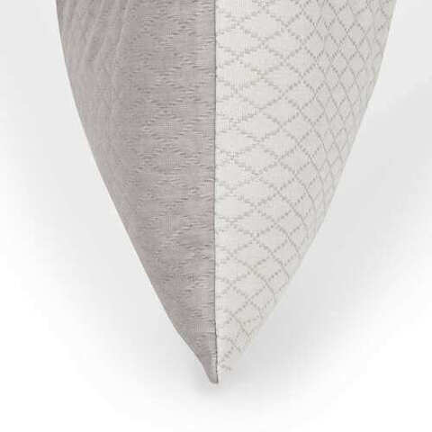 Наволочка трикотажная 50x70 Bella Donna Sommerdecke grau серая