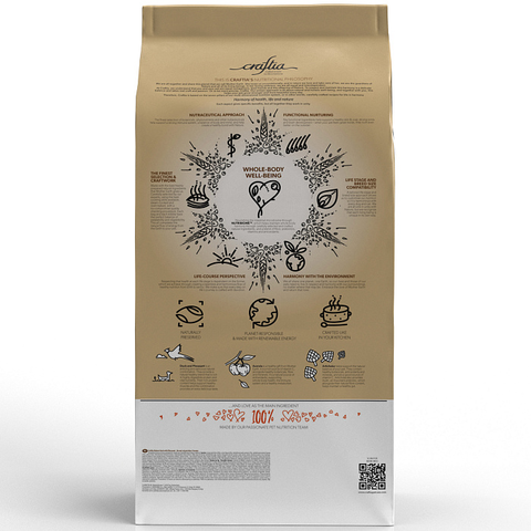 Сухой корм CRAFTIA NATURA для щенков миниатюрных и мелких пород из утки с фазаном 7 кг