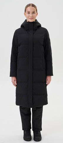 Утепленная удлиненная куртка-пальто Nordski Blizzard Black W женская